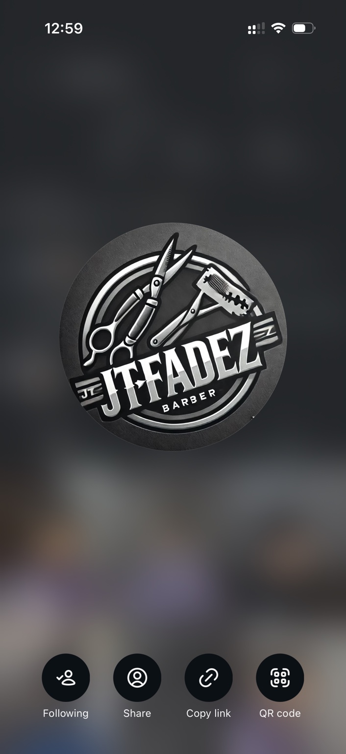 JT Fadez Barber logo